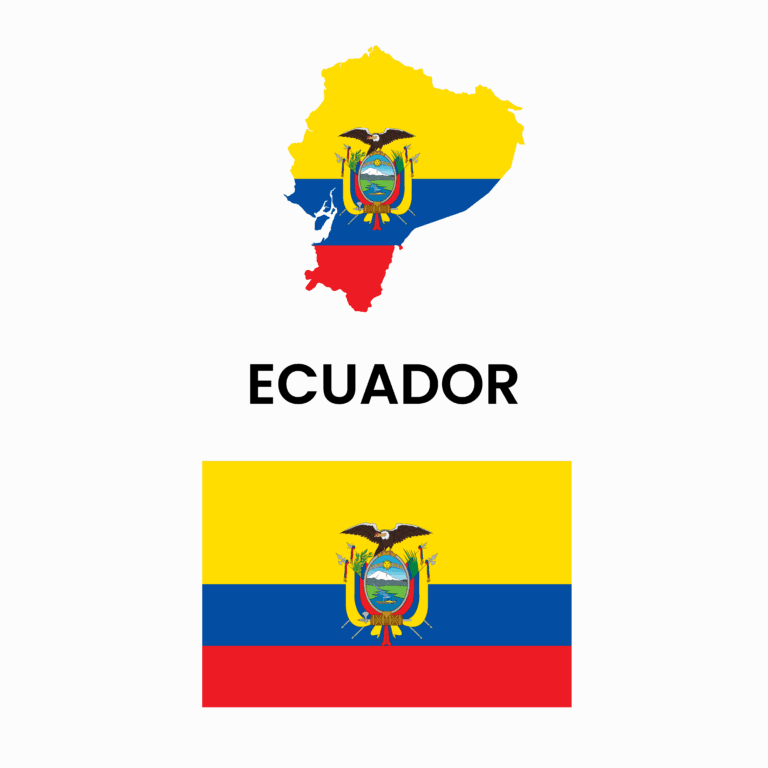 ECUADOR - escudo y bandera (digital)