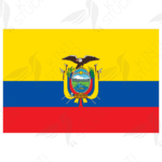 ECUADOR – escudo y bandera (digital)